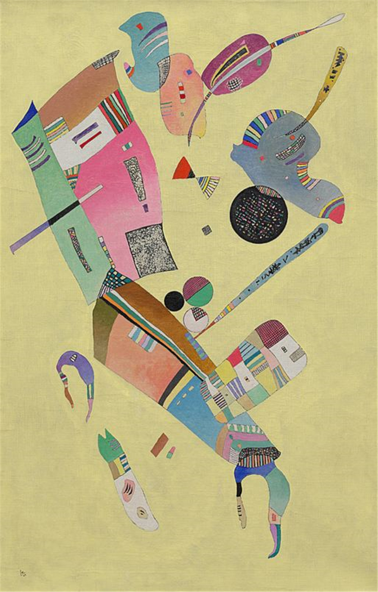 Moderation 1940 Wassily Kandinsky Abstract Oil Painting